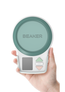 A handheld fluid intake monitoring device for food assistants directly, to reduce the burden on nurses having to manually register patient's intake.