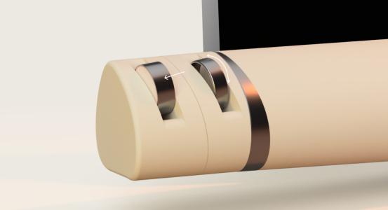 Meaninfull controls by being able to put a personal token or smartring into a slid and navigate, click and zoom by rotating and applying pressure.