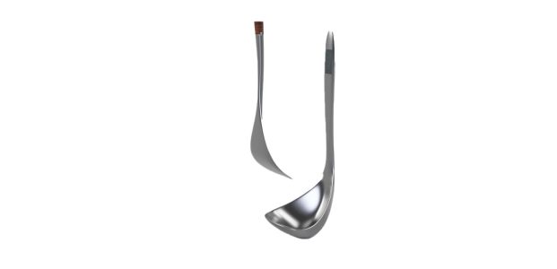 Soup-spoon thermometer hybrid concept